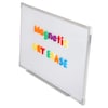 Crestline Products Aluminum Framed Magnetic Dry Erase Board 24in x 36in 17731